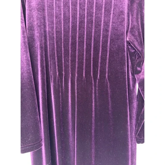 K.C. Spencer Maxi Dress Vintage Purple Vamp Velvet Witchy Whimsigoth Size  14